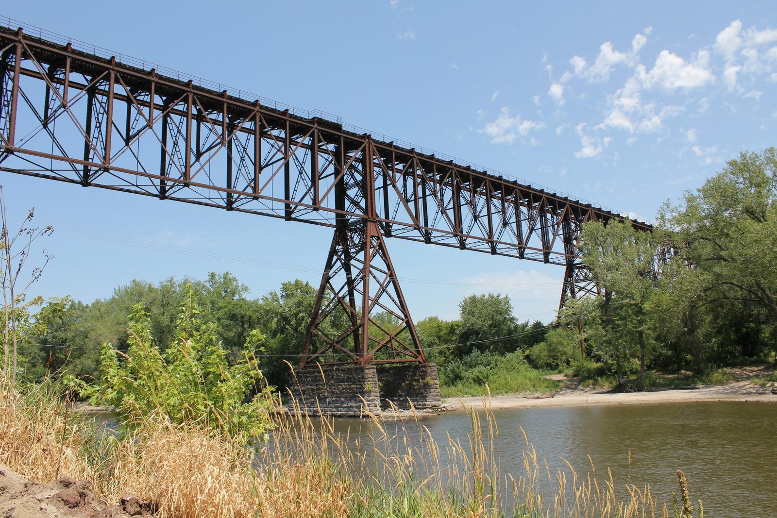 Overview of river spans (spans #22, right and #23, left)